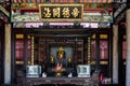 Altar of Han Jiang Ancestral Temple, a taoist Teochew-style temple of Georgetown in Penang, Malaysia.