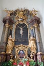 Altar of Holy Cross, Mariahilf church in Graz