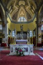 Altar inside the Church of St. Euphemia Royalty Free Stock Photo