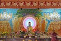 Altar inside Mangala Vihara Buddhist Temple