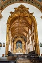 Altar in the interior of the famous church of Our Lord of Bonfim