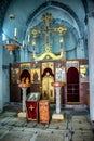 Inside View of Kostel svateho Lukase in Kotor, Montenegro Royalty Free Stock Photo