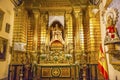 Altar Mary Jesus Statue Collegiata Madrid Spain