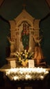 Altar Mother Virgin Mary Catholic candles