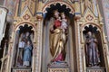 Altar of Our Lady in the church of Saint Matthew in Stitar, Croatia Royalty Free Stock Photo