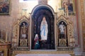 Altar of Our Lady of Lourdes in the church of Saint Matthew in Stitar, Croatia Royalty Free Stock Photo