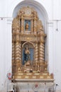 Altar of Our Lady of Sorrows in the Se Cathedral dedicated to Catherine of Alexandria, Old Goa, India