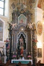 Altar of the Passion of Jesus in the church of Our Lady of the Snow in Kutina, Croatia