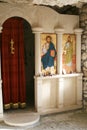 Altar at rock monastery