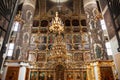 Altar in russian orthodox church Royalty Free Stock Photo