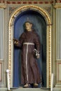 Altar of Saint Anthony of Padua at the Church of Saint John the Baptist in Novo Cice, Croatia