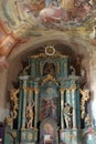 Altar of Saint Isidore the Laborer in the church of Saint Nicholas in Hrascina, Croatia