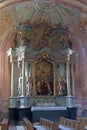 Altar of Saint John of Nepomuk, Church of Our Lady of Jerusalem at Trski Vrh in Krapina, Croatia