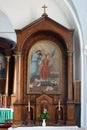 Altar of Saint Valentine in the Saint Dominic Church in Konjscina, Croatia