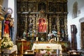 Altar of San Andres de teixido church, Galicia, Spain