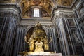 Altar of Sistine Chapel and Oratory of the Nativity in the Basilica of Santa Maria Maggiori in Rome Italy Royalty Free Stock Photo