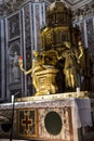 Altar of Sistine Chapel and Oratory of the Nativity in the Basilica of Santa Maria Maggiori in Rome Italy