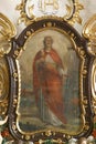 Altar of St. Barbara in the Church of St. Stephen the Martyr in Stefanje, Croatia