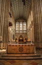 The altar in the St Edmundsbury Cathedral in Bury St Edmunds