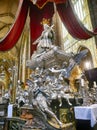 Altar of St John Nepomuk, martyr, in St. Vitus Cathedral Royalty Free Stock Photo