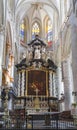 Altar of St  Nicholas Church Royalty Free Stock Photo
