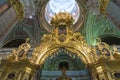 Altar in St Peter and Paul Cathedral St Petersburg Russia Royalty Free Stock Photo