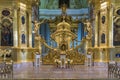 Altar in St Peter and Paul Cathedral St Petersburg Russia Royalty Free Stock Photo