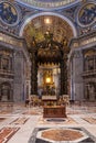 Altar of St. Peter`s Basilica