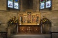 Altar in St Saviour`s Chapel, Norwich Cathedral, UK