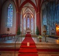 Altar at St. Stephan Church Interior - Mainz, Germany Royalty Free Stock Photo