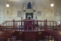 Altar in synagogue Royalty Free Stock Photo
