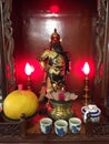 Altar to The Chinese God of Wealth