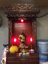 Altar to The Chinese God of Wealth Royalty Free Stock Photo