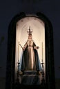 Altar and virgin of Our Lady of The Assumption in Elvas Royalty Free Stock Photo