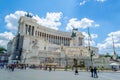 Altare della Patria & x28;Altar of the Fatherland& x29; also known as the Monumento Nazionale a Vittorio Emanuele Royalty Free Stock Photo