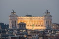 Altare della Patria, as seen from Pincio, Rome, Italy Royalty Free Stock Photo