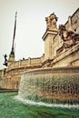 Altare della Patria fountain Rome Italy Royalty Free Stock Photo