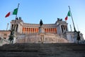 Altare della Patria or Monumento Nazionale a Vittorio Emanuele II, Rome, Italy Royalty Free Stock Photo