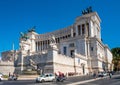 Altare della Patria - Victor Emmanuel II Monument at Piazza Venezia Venice Square and Capitoline Hill in Rome in Italy Royalty Free Stock Photo