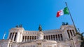 Altare della Patria - Victor Emmanuel II Monument at Piazza Venezia Venice Square and Capitoline Hill in Rome in Italy Royalty Free Stock Photo