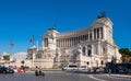 Altare della Patria - Victor Emmanuel II Monument at Piazza Venezia Venice Square and Capitoline Hill in Rome in Italy Royalty Free Stock Photo