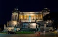 Altare della Patria - Victor Emmanuel II Monument at Piazza Venezia Venice Square and Capitoline Hill in Rome in Italy Royalty Free Stock Photo