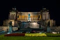 Altare della Patria - Victor Emmanuel II Monument at Piazza Venezia Venice Square and Capitoline Hill in Rome in Italy Royalty Free Stock Photo