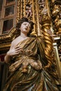 Altarpiece in the New Cathedral of Coimbra Royalty Free Stock Photo