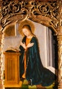 Altarpiece of St Nicolas in Monaco Cathedral - Mother Mary Praying
