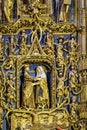 Altarpiece of the Tree of Jesse in the Chapel of St. Anne, Burgos, Spain Royalty Free Stock Photo