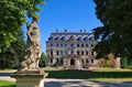 Altdoebern palace in Brandenburg in summer
