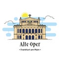 Alte Oper Frankfurt am Main illustration