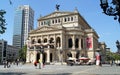 Alte Oper, Old Opera, built in 1880, in Innenstadt, within the banking district Bankenviertel, Frankfurt, Germany Royalty Free Stock Photo