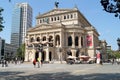 Alte Oper, Old Opera, built in 1880, in Innenstadt, within the banking district Bankenviertel, Frankfurt, Germany Royalty Free Stock Photo